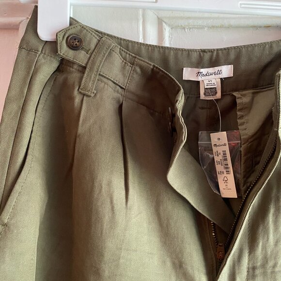 NWT Madewell The Tall Harlow Wide-Leg Pant -- Faded Ivy - Picture 10 of 14